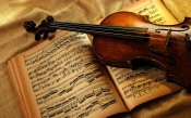 Violin And Notes