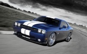 Blue Dodge Challenger