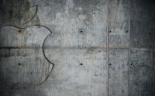 Concrete Apple Logo