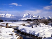 Grand Tetons in Winter, Wyoming