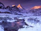 Pure Snow and Mountains