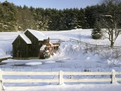 Winter Water Wheel