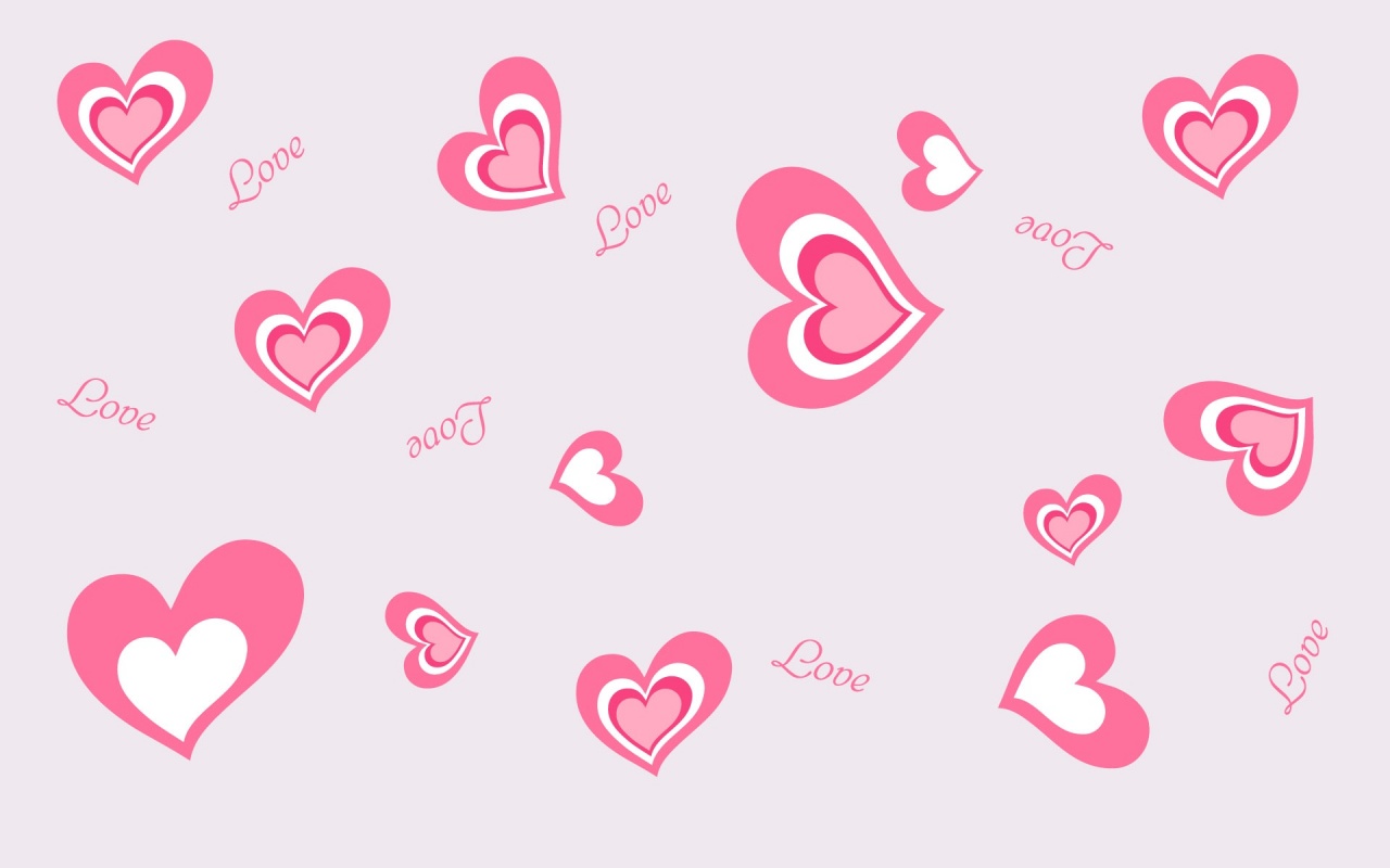 Love and Pink Hearts