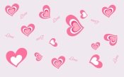 Love and Pink Hearts