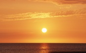 Sunset on the Beach. Hawaii