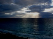 Heavy Clouds over the Ocean