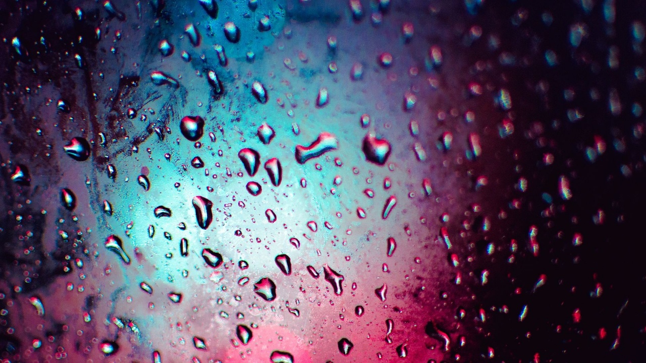 Water Drops on Glass