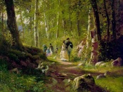 I.I. Shishkin. Walking in the Forest.