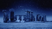 Stonehenge at Night. Wiltshire. England