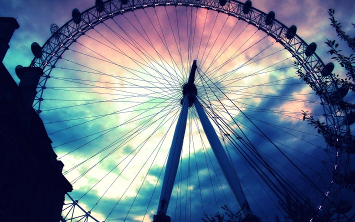 Ferris Wheel at Night