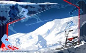 Sport in Vector. Snowbiking