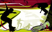 Sport in Vector. Skateboarding