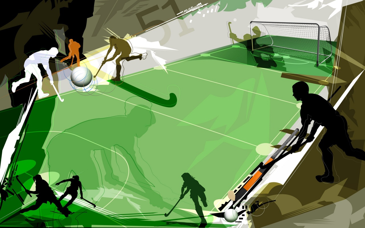 Sport in Vector. Field Hockey