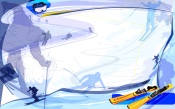 Sport in Vector. Skiing