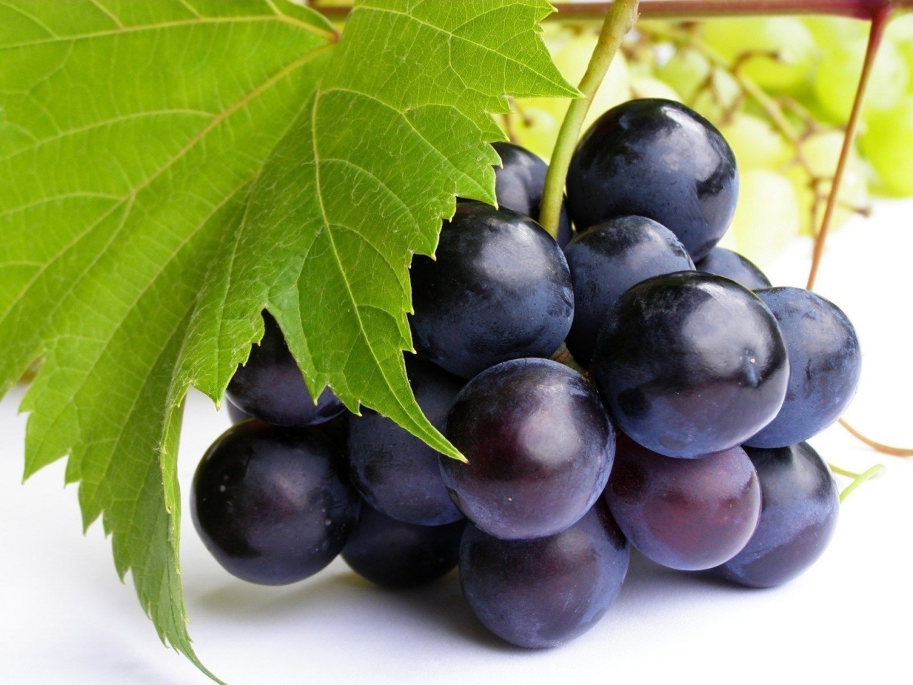 A Bunch of Black Grapes