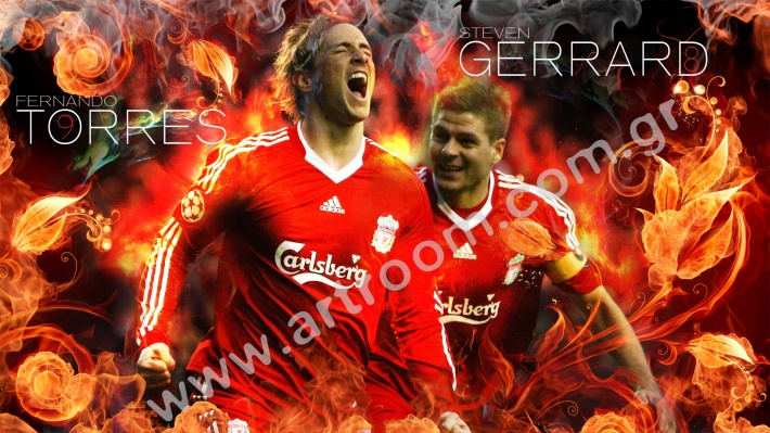 Fernando Torres and Steven Gerrard