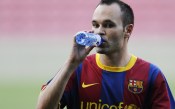 Andres Iniesta Drinking