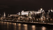 Kremlin at Night, Russia, Moscow