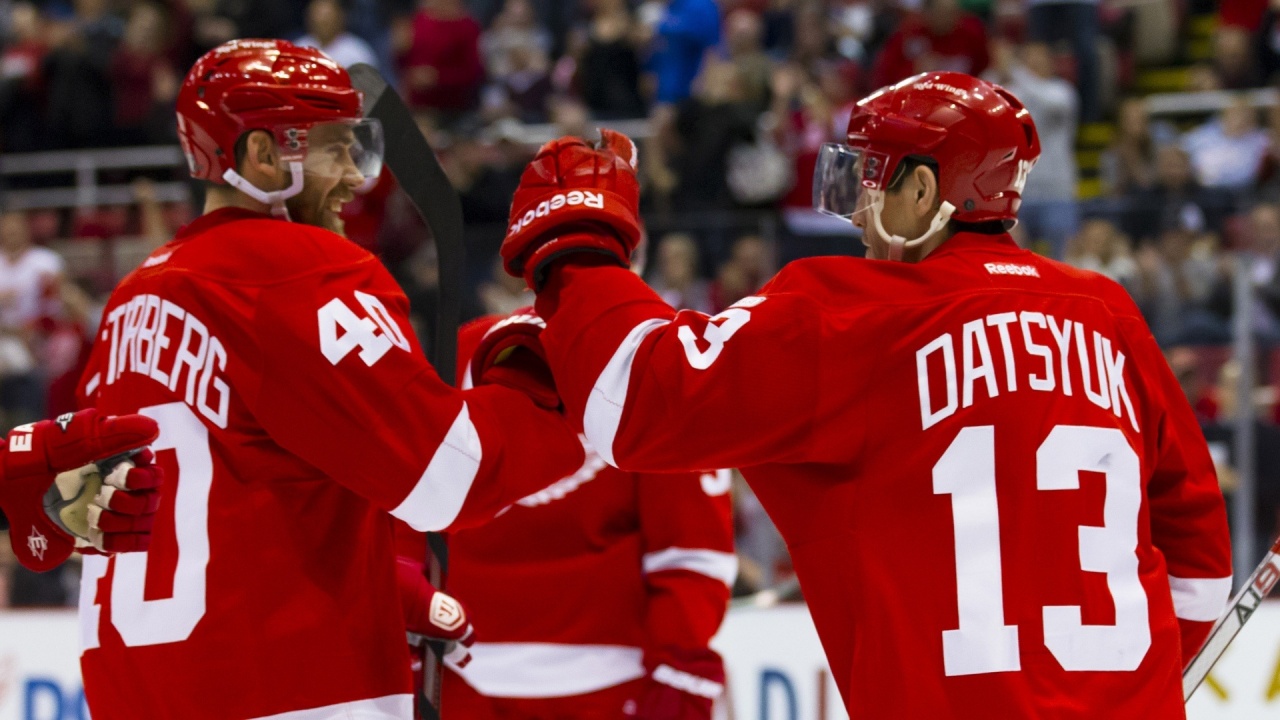 Henrik Zetterberg and Pavel Datsyuk, Detroit Red Wings