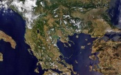 Greece, View from Space