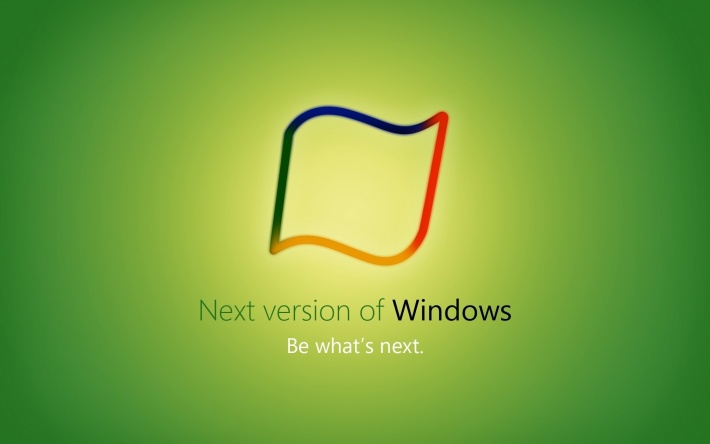 Windows 8, Green Background