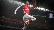 Happy Cesc Fabregas Jumping, Arsenal