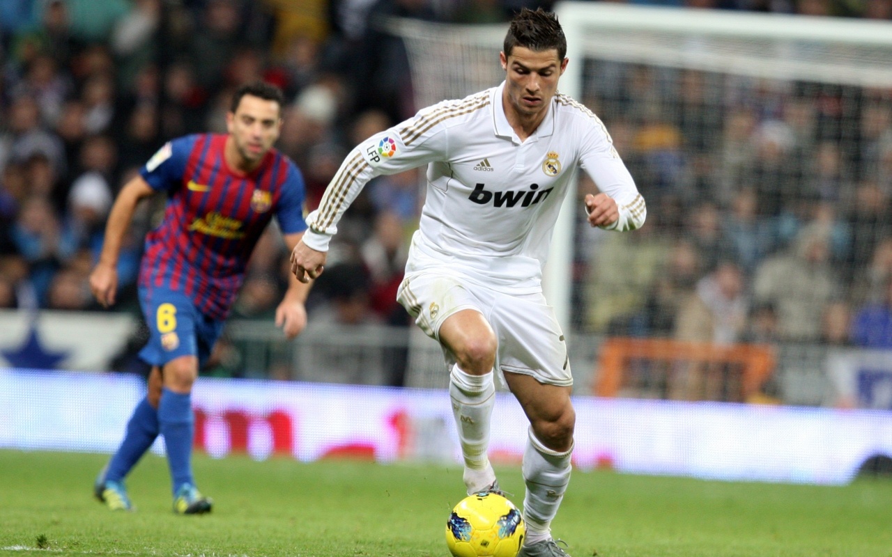 Cristiano Ronaldo with the Ball, Real Madrid