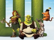 Shrek Forever After, Shrek, Fiona, Donkey, A Cat