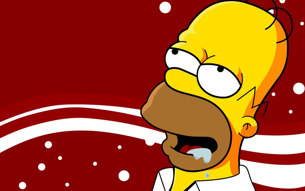 Slobbery Homer Simpson