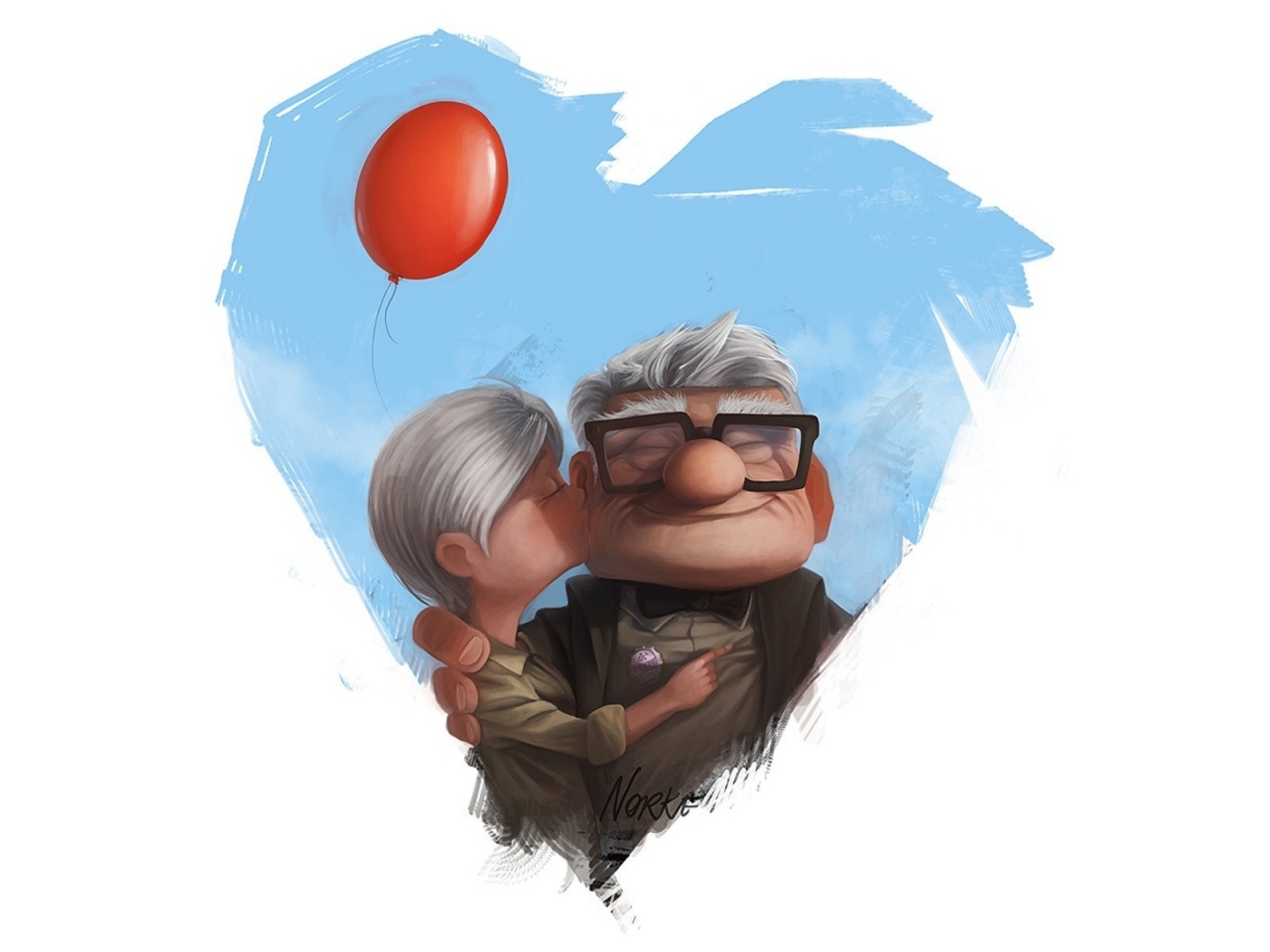 Up, Carl Fredricksen, Ellie