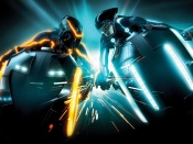 Tron Legacy: Fight on Motorcycles