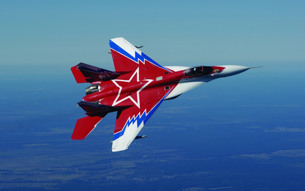 Mig-29 Fighter in Flight