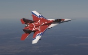 Mig-29 Fighter in Flight