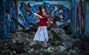 Lindsey Stirling in the Ruins