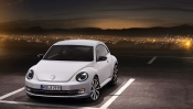 White Volkswagen Beetle