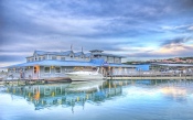 Pier, Water, Yacht