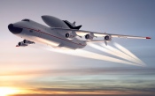 An-225 Mriya, The Sky, Sunset