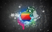 Multicolored Apple Logo 1920x1200