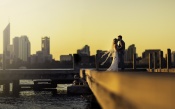 The Bride and Groom on the Dock