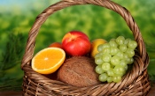Fresh Fruit in a Basket