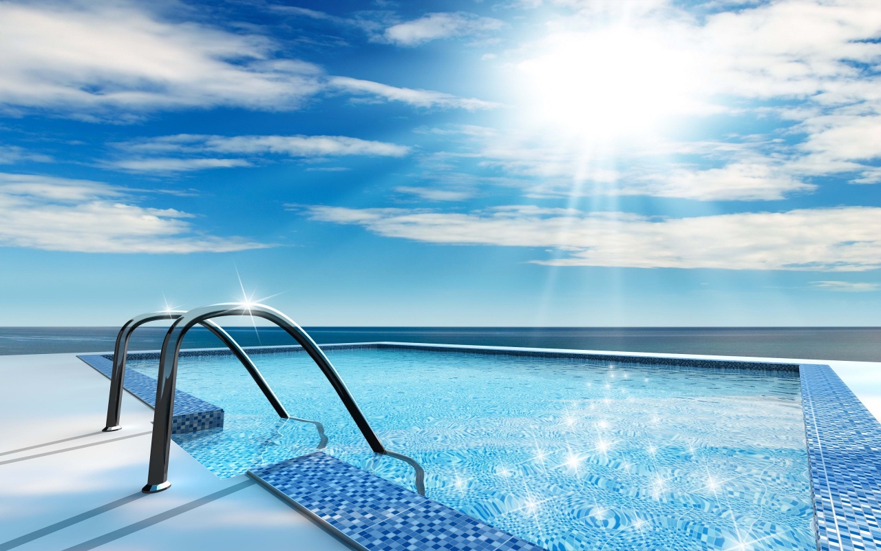 Swimming Pool With Clear Water