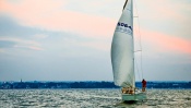 Sailing Boat in the Sea