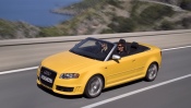 Yellow Audi RS4 Cabrio