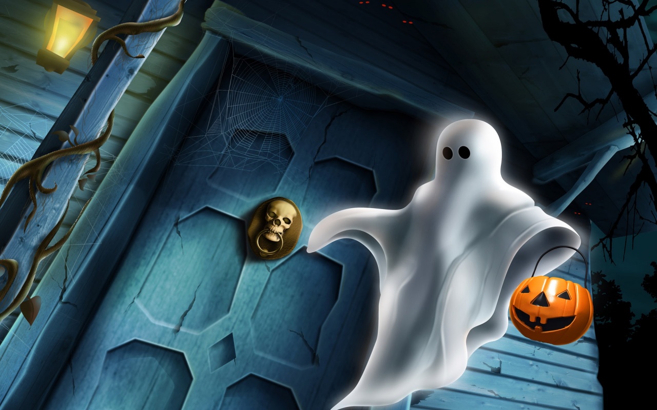 The Ghost With the Pumpkin