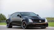 Black Cadillac CTS-V by Hennessey 2012