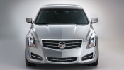 Silver Cadillac ATS 2013, Front View