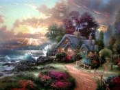 A New Day Dawning, Thomas Kinkade