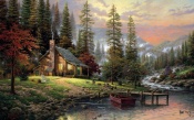 A Peaceful Retreat, Thomas Kinkade