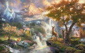 Bambi's First Year, Thomas kinkade, Walt Disney