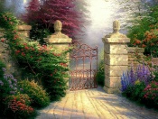 Open Gate, Thomas kinkade